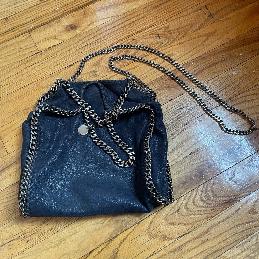 Stella McCartney Falabella Bag Navy 10inch